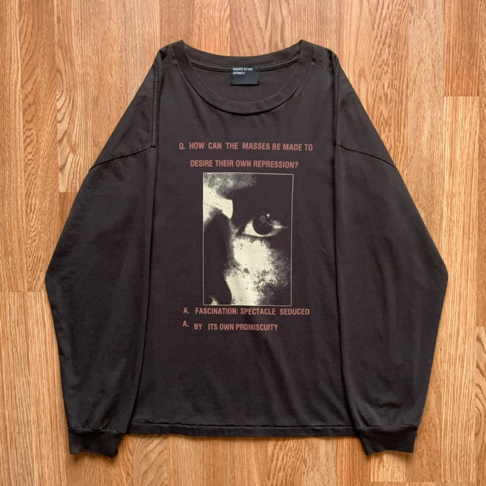 Enfants Riches Déprimés Maxfield Ideology Materialized Long Sleeve T-Shirt